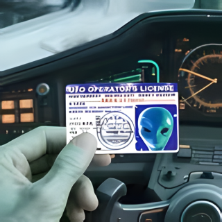 Cartão de Identificação Alienígena – Cosplay e Fantasia