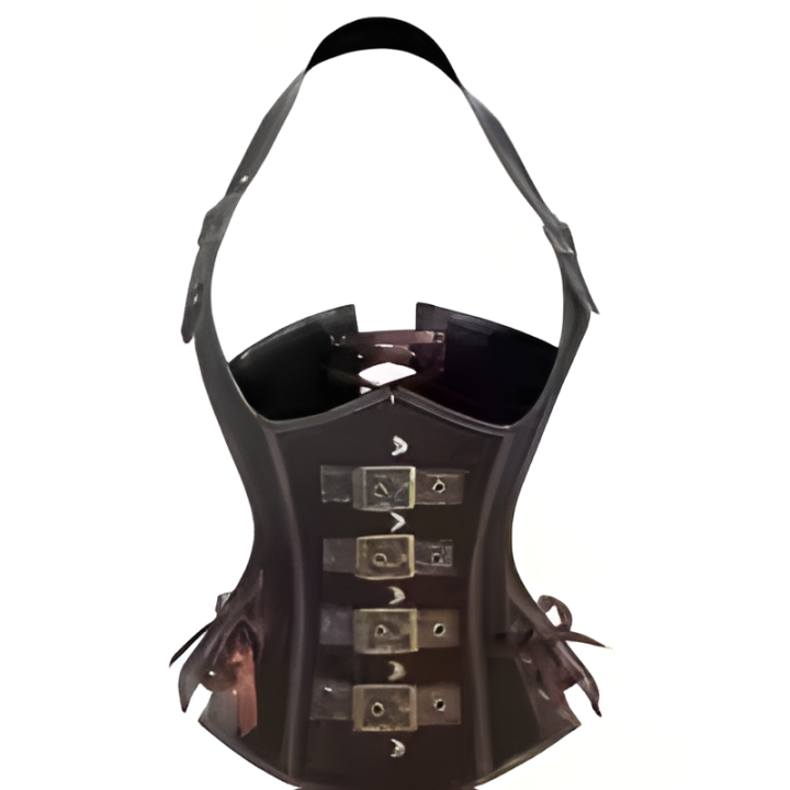 Corpete Corset Medieval Gótico para Cosplay