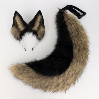 Kit Furry Pastor Alemão – Orelhas e Cauda