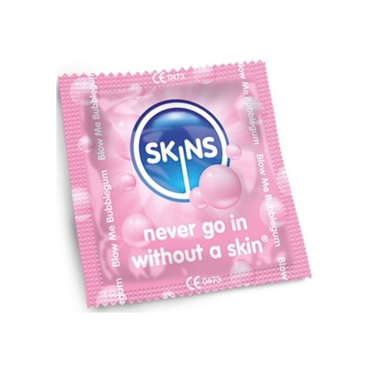 SKINS Bubblegum – Preservativos Premium Sabor Chiclete | BALIMA.PT