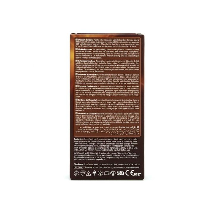 SKINS Chocolate – Preservativos Premium Sabor a Chocolate