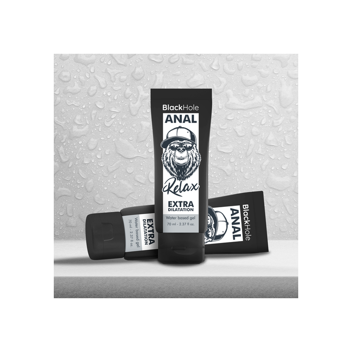 Gel Dilatador Anal Black Hole 70 ml - Conforto e Relaxamento