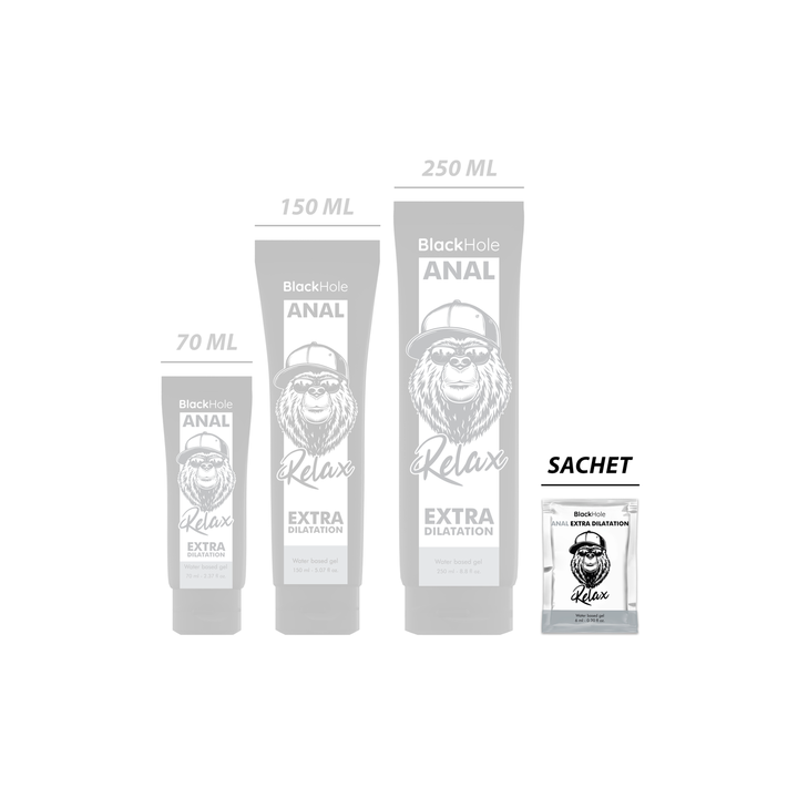 Gel Extra Dilatação Anal Black Hole - 6 ml | BALIMA.PT