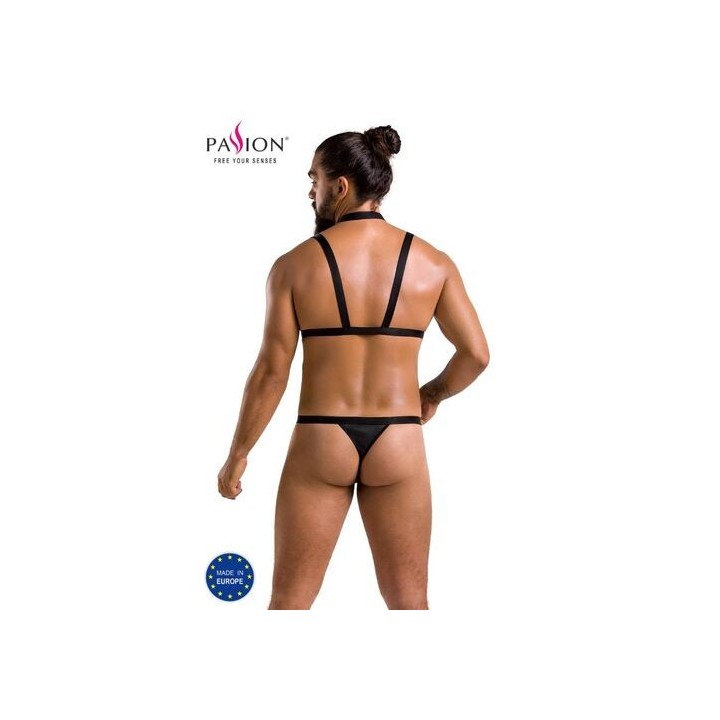 Conjunto Masculino Sexy Passion Andrew 039 Black S/M - Lingerie Masculina