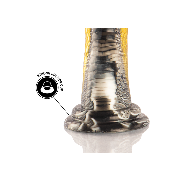 EPIC Dildo Vibrador Cobra Amarelo - Drakon Fantasia